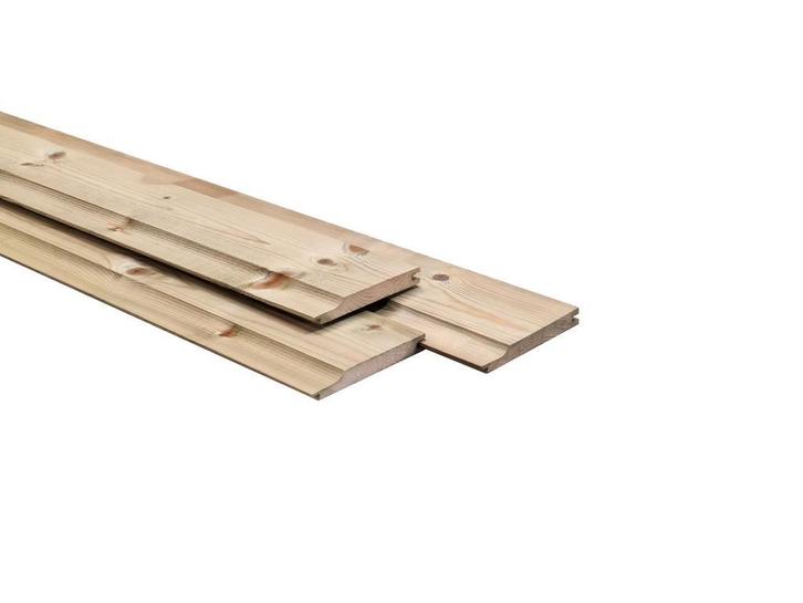 Rabatdelen – 18x145 mm - 135mm werkend - Geïmpregneerd grene, Doe-het-zelf en Verbouw, Hout en Planken, Grenen, 300 cm of meer