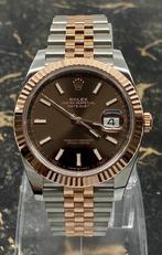 Rolex Datejust 41 - 126331-  Choco - Rose /Staal - Jubilee, Sieraden, Tassen en Uiterlijk, Horloges | Heren, Rolex, Polshorloge