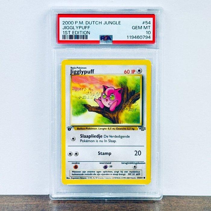 Pokémon Graded card - 1st Edition Jungle - Jigglypuff 54 -, Hobby en Vrije tijd, Verzamelkaartspellen | Pokémon