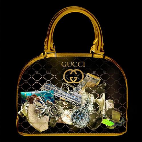 Glasschilderij Gucci tas Ter Halle 704 Woonaccessoires