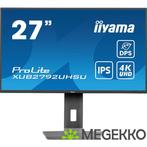 Iiyama ProLite XUB2792UHSU-B6 27  4K Ultra HD IPS Monitor, Computers en Software, Monitoren, Verzenden, Nieuw, Iiyama