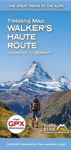 Wandelkaart Walker’s Haute Route Chamonix to Zermatt | Knife, Boeken, Atlassen en Landkaarten, Nieuw, Verzenden