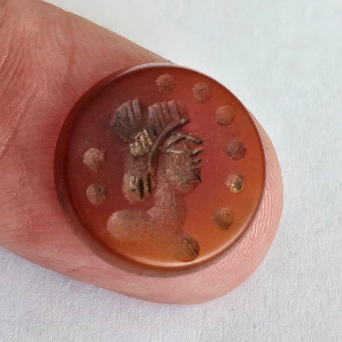 Grieks of minder Aziatisch agaat Portret van een koning, Antiek en Kunst, Antiek | Overige Antiek