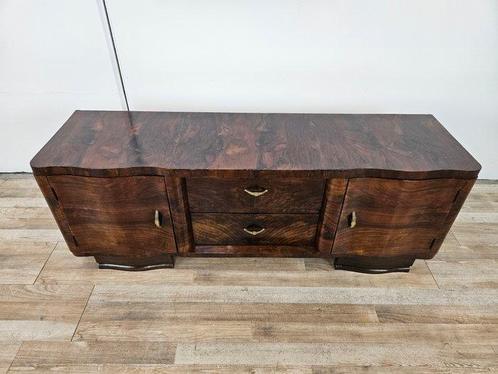 Kabinet - Art Deco toiletten in mahoniehout - Knoesthout,, Antiek en Kunst, Kunst | Designobjecten