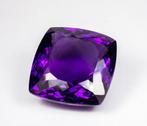 Zonder minimumprijs Amethist - 38.72 ct - Gem Report Antwerp, Sieraden, Tassen en Uiterlijk, Edelstenen, Nieuw