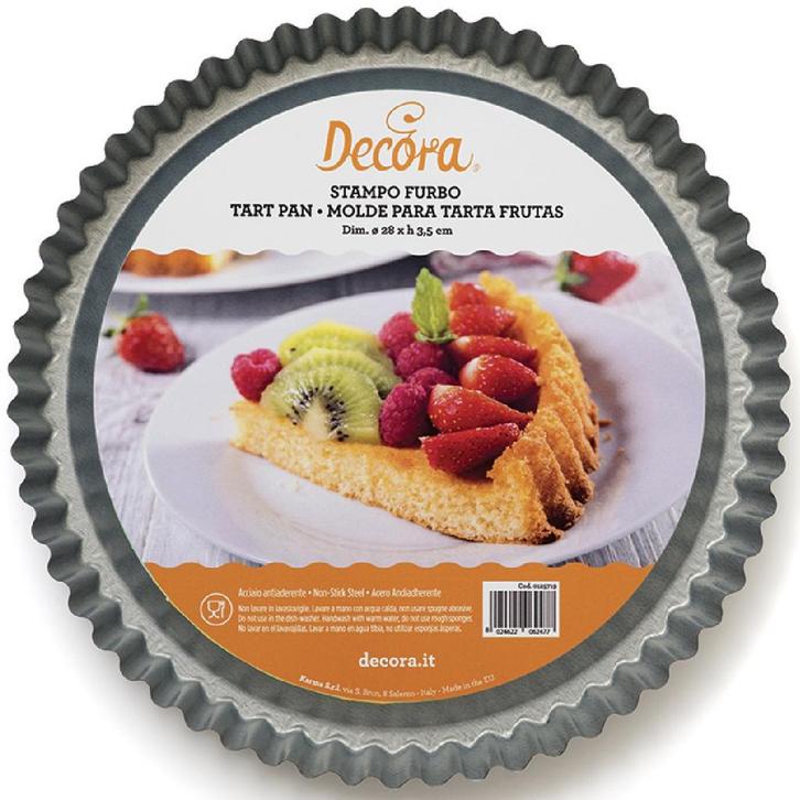 Vlaai/Quichepan Ø28x3cm**, Hobby en Vrije tijd, Taarten en Cupcakes maken, Nieuw, Verzenden