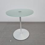 Glazen salontafel - Ø 45 cm, Huis en Inrichting, Tafels | Bijzettafels, Ophalen of Verzenden, Nieuw