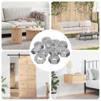 vidaXL Zeshoekige Moer Effen 9000 pcs Zilver IJzer, Doe-het-zelf en Verbouw, IJzerwaren en Bevestigingsmiddelen, Verzenden, Nieuw