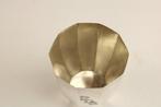 Beker - .800 zilver - Decagonale ingekerfde beker