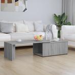 vidaXL Salontafel 150x50x35 cm bewerkt hout grijs, Huis en Inrichting, Tafels | Salontafels, Nieuw, Verzenden