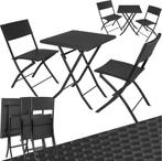 Bistroset - Tuinset 2 persoons - Tuinstoelen met tafel - Zwa, Tuin en Terras, Tuinsets en Loungesets, Verzenden, Zo goed als nieuw