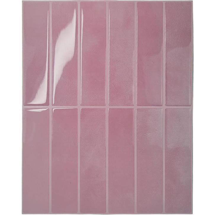 Tegelsticker Roze Langwerpig, Huis en Inrichting, Woonaccessoires | Wanddecoraties, Nieuw, Ophalen of Verzenden