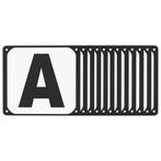 vidaXL Dressuurletters 12 st staal, Dieren en Toebehoren, Paarden en Pony's | Overige Paardenspullen, Verzenden, Nieuw