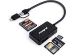Veiling - Integral 4in1 geheugenkaartlezer, USB 3.0 & USB C-, Gebruikt
