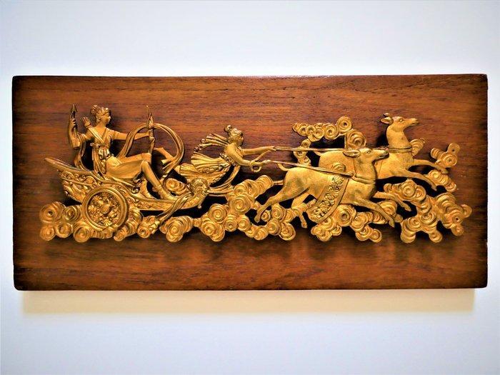 Decoratief ornament - Goud verguld ornament met de Romeinse, Antiek en Kunst, Curiosa en Brocante