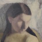 Felice Casorati (1883-1963), maniera di - Nudo di donna e