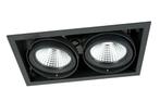 Inbouwspot Moon Dubbel 2x4500Lm 3000K Black