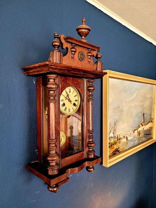 Weense regulateur - Junghans - - Walnoot - 1900-1910 -, Antiek en Kunst, Antiek | Klokken