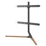 TV standaard Ystad 76,5x97x35 cm zwart en houtkleurig tot 70, Huis en Inrichting, Kasten | Televisiemeubels, Verzenden, Nieuw