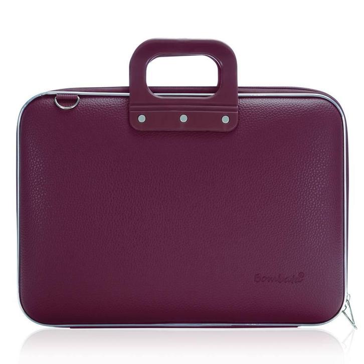 Bombata CLASSIC 15 inch Laptoptas Pruimpaars, Computers en Software, Laptoptassen, Nieuw, Verzenden