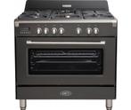 Boretti CFBG901AN2 gas fornuismet 5 branders, antraciet1899, Ophalen of Verzenden, Nieuw, Inbouw, Energieklasse A of zuiniger