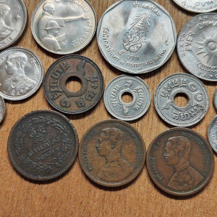 Thailand. Lot of 54 coins (Zonder minimumprijs), Postzegels en Munten, Munten | Azië