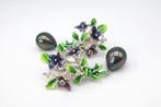 Ehinger Schwarz - Hangoorbellen - BLÜTEN Zilver, Vuuremail,