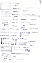 Poststempel - Spoorwegstempels - Duitse Spoorwegen, Hobby en Vrije tijd, Modeltreinen | Overige schalen, Nieuw
