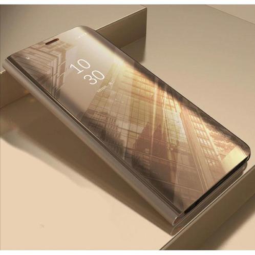 Huawei Honor 10 Smart Spiegel Flip Case Cover Hoesje Goud, Telecommunicatie, Mobiele telefoons | Hoesjes en Frontjes | Overige merken