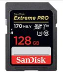 SanDisk 128GB SDXC Extreme Pro UHS-I U3 170MB/s V30 SD geheu