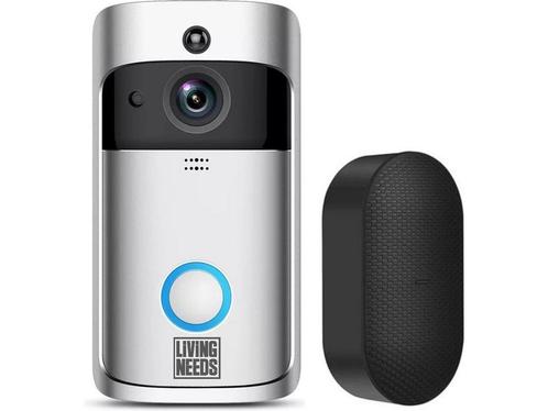 Living Needs Videodeurbel - Draadloos - HD Camera met, Huis en Inrichting, Woonaccessoires | Overige, Zo goed als nieuw, Verzenden
