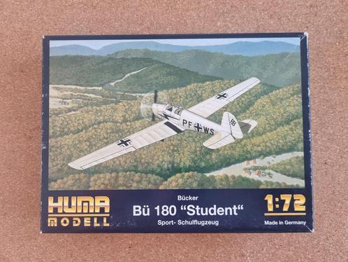 Huma Modell 3008 Bücker Bü 180 Student 1:72, Hobby en Vrije tijd, Modelbouw | Vliegtuigen en Helikopters, Verzenden