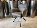 Veiling - Eetkamerstoel Manur (set van 6) Microvezel stof -, Huis en Inrichting, Stoelen, Nieuw