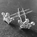 PaCaZa - Zilverkleurige Hairpins - Kroontje met Diamantje..., Kleding | Dames, Nieuw, Ophalen of Verzenden