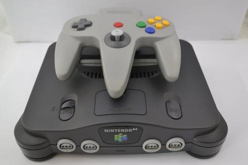 Nintendo 64 (charcoal Grey), Spelcomputers en Games, Spelcomputers | Nintendo 64, Zo goed als nieuw, Verzenden