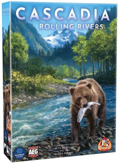 Cascadia - Rolling Rivers (NL versie) | White Goblin Games -, Hobby en Vrije tijd, Gezelschapsspellen | Bordspellen, Nieuw, Verzenden