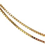 Gouden lengtecollier venetiaan 42.5 cm 14 krt, Sieraden, Tassen en Uiterlijk, Kettingen, Ophalen of Verzenden, Nieuw