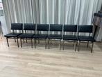 6 PALI stoelen – Louis van Teeffelen | Wébé | 1960s, Zwart, Ophalen of Verzenden, Zo goed als nieuw, Design, Vintage