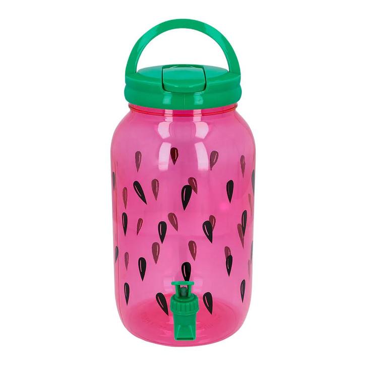 Groen/Roze Drankdispenser Watermeloen Met Kraantje 3,8l, Hobby en Vrije tijd, Feestartikelen, Nieuw, Verzenden
