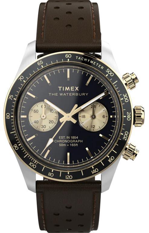 Timex TW2Y24100 Waterbury Heritage horloge, Sieraden, Tassen en Uiterlijk, Horloges | Heren, Polshorloge, Nieuw, Overige merken