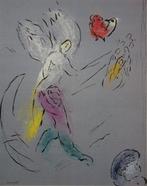 Marc Chagall (1887-1985) - La lutte de Jacob et de lange, Antiek en Kunst