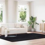vidaXL Hoogpolig vloerkleed NAVARRA 240x340 cm polyester, Huis en Inrichting, Verzenden, Nieuw, Zwart