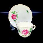 Meissen - Demitasse Coffee Cup and Saucer (2 pcs) - Red
