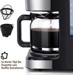 Koffiezetapparaat - filterkoffie - met thermoskan - RVS, Verzenden, Zo goed als nieuw