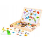 Ecotoys 2 in 1 dubbelzijdig magnetisch speelbord 176 delig, Kinderen en Baby's, Speelgoed | Educatief en Creatief, Nieuw, Ophalen of Verzenden