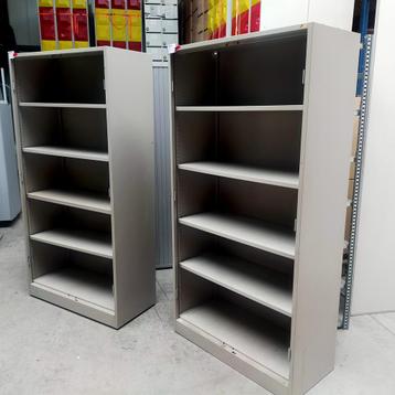 Ahrend metalen stellingkast - 195x100x45 cm (alleen per set) beschikbaar voor biedingen