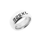Brede zilveren ring (unisex, robuuste ring, 925), Sieraden, Tassen en Uiterlijk, Ringen, Gebruikt, Overige kleuren, Ophalen of Verzenden