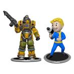 Fallout Mini Figures 2-Pack Set A Excavator & Vault Boy (..., Verzenden, Zo goed als nieuw