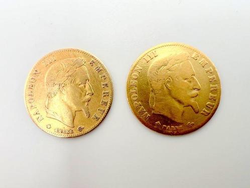 Frankrijk. Napoléon III. 5 Francs 1864-A et 1866-A (lot de 2, Postzegels en Munten, Munten | Europa | Euromunten