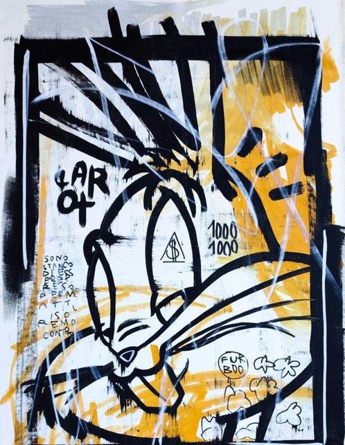 LACRISS (1990) - Bugs Bunny Carote + XL, Antiek en Kunst, Kunst | Schilderijen | Modern